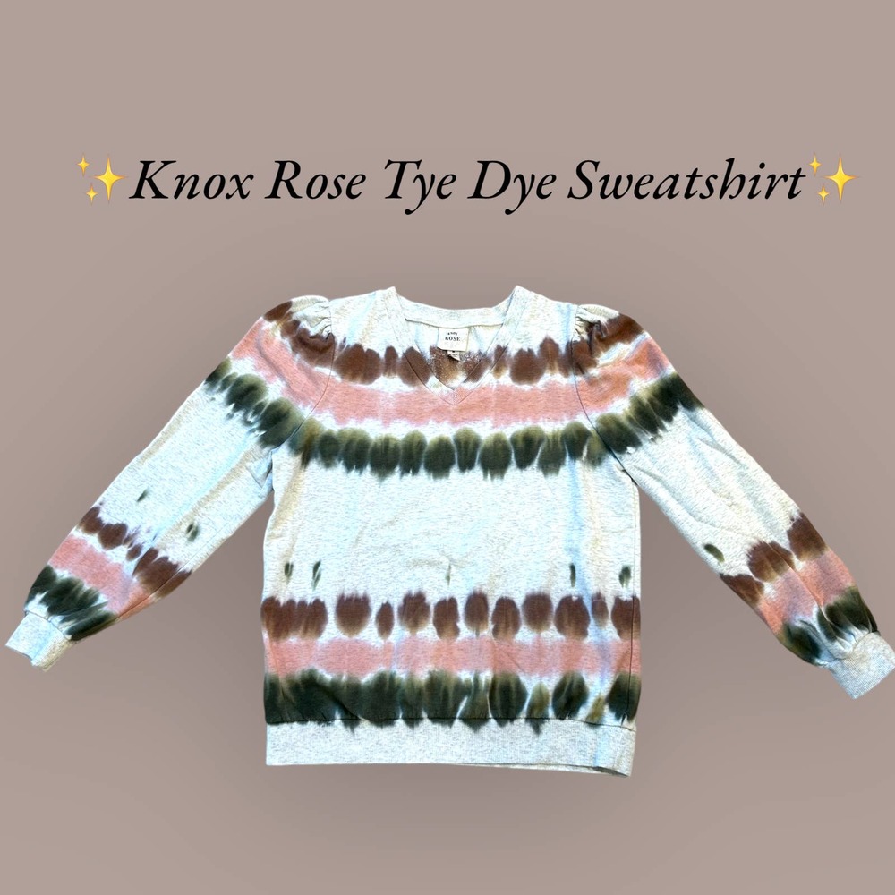 ✨Knox Rose Tye Dye Sweatshirt. Size‎ Medium✨